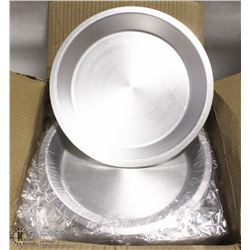 8"  ALUMINUM PIE PLATES - ONE BOX OF 12 PLATES