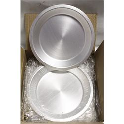 7" ALUMINUM PIE PLATES - ONE BOX OF 12 PLATES