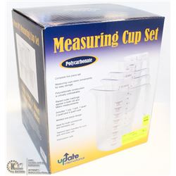 POLYCARB MEASURING CUP SET- 4L, 2L,  1L & .5L