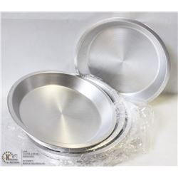 11" ALUMINUM PIE PLATES - ONE BOX OF 12 PLATES