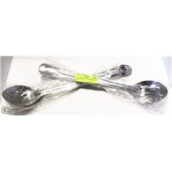 15" STAINLESS STEEL SPOONS- LOT OF 8