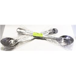 15" STAINLESS STEEL SPOONS- LOT OF 8