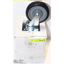 4 NEW NON-LOCKING CASTORS