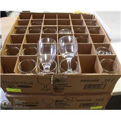 CASE OF 34 CAPRI RED WINE GLASSES- 8OZ
