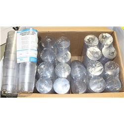 8OZ PLASTIC TUMBLERS - LOT OF 144 - NEW