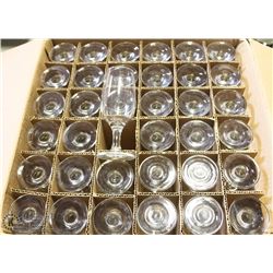 CASE OF 35 MANHATTAN WINE GLASSES 6.5 OZ