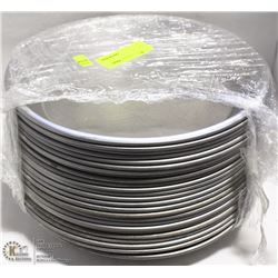 25 ALUMINUM COMMERCIAL CAKE PANS-10"