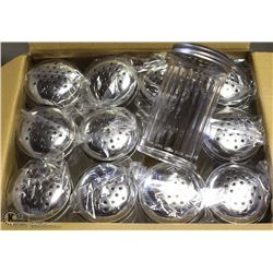 LOT OF 12 NEW CHEESE / PEPPER SHAKERS