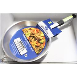 LOT OF 2 NEW 12" ALUMINUM FRY PANS