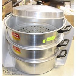 ALUMINUM STEAMER SET