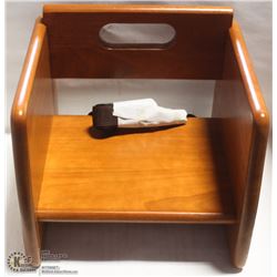 NEW TABLECRAFT WALNUT BOOSTER SEAT