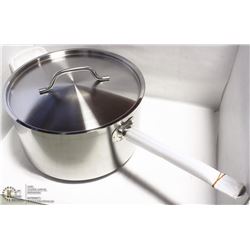 10QT HEAVY DUTY SAUCE PAN INDUCTION CAPABLE - NEW