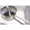 Image 1 : 7.5QT HEAVY DUTY SAUCE PAN INDUCTION CAPABLE - NEW