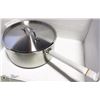 Image 1 : 7.5QT HEAVY DUTY SAUCE PAN INDUCTION CAPABLE - NEW