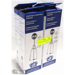 SET OF FOUR NEW PORTION SCOOPS