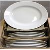 Image 1 : 13" OVAL PLATTERS - LOT OF 12 - NEW