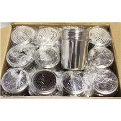 STAINLESS STEEL DREDGERS - ONE DOZEN