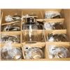 Image 1 : CASE OF 12 NEW CHROME SUGAR/SYRUP DISPENSERS