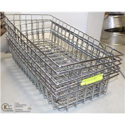 LOT OF 6 WIRE BASKETS