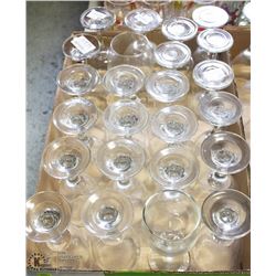 FLAT OF NEW ASSORTED 11OZ WINE GLASSES
