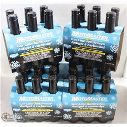CASE OF 36-150ML BOTTLES GASOLINE ANTIFREEZE