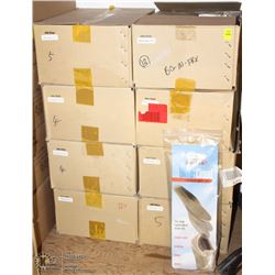 8 CASES OF ASSORTED SIZE SALTECH COMFORT INSOLES