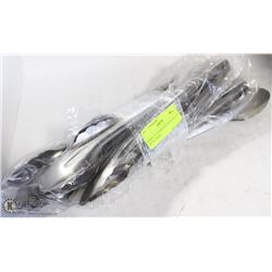 8 NEW 12" STAINLESS EXTRA HEAVY DUTY TONGS