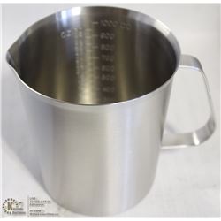 NEW 1000ML STAINLESS STEEL GRADUATED MEASURE