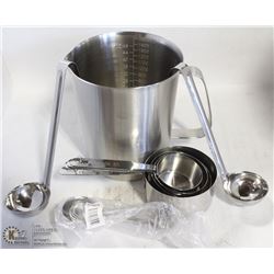 (ON CHOICE) STAINLESS MEASURE SET - 10 PIECES