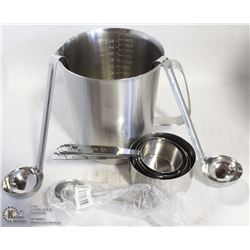 (ON CHOICE) STAINLESS MEASURE SET - 10 PIECES