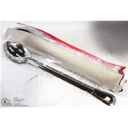 (ON CHOICE) 12 NEW 15" STAINLESS SLOTTED SPOONS