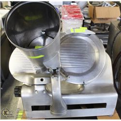 BERKEL 12" AUTOMATIC MEAT SLICER WITH FEEDING TUBE