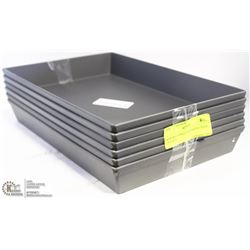 NEW RECTANGULAR BAKING PANS - LOT OF 6