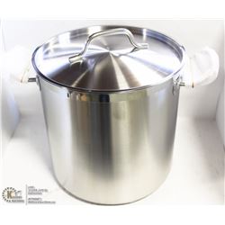 NEW 16QT HD STAINLESS STOCK POT INDUCTION CAPABLE