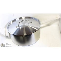 7.5QT HEAVY DUTY SAUCE PAN INDUCTION CAPABLE - NEW