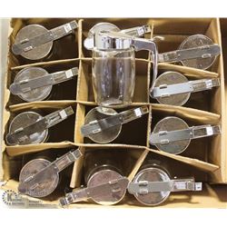 ON CHOICE: 12 CHROME SUGAR/SYRUP DISPENSER NEW