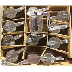 ON CHOICE: 12 CHROME SUGAR/SYRUP DISPENSER NEW