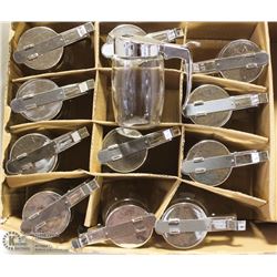 ON CHOICE: 12 CHROME SUGAR/SYRUP DISPENSER NEW