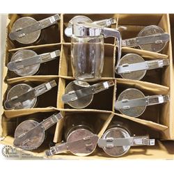 ON CHOICE: 12 CHROME SUGAR/SYRUP DISPENSER NEW