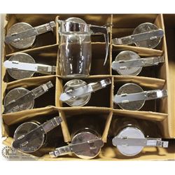 ON CHOICE: 12 CHROME SUGAR/SYRUP DISPENSER NEW