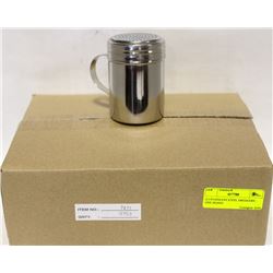 NEW STAINLESS STEEL DREDGERS - ONE DOZEN