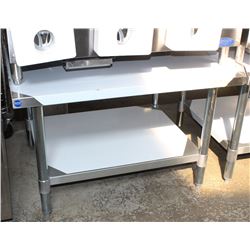 ME#2)30" X36" S/S EQUIPMENT STAND WITH GALVANIZED