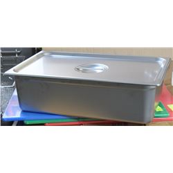 ON CHOICE: ME#9) STAINLESS STEEL FOOD PAN FULL