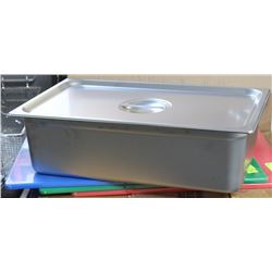 ON CHOICE: ME#9) STAINLESS STEEL FOOD PAN FULL