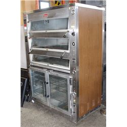 7FT BRUTE TRIPLE DECK PIZZA OVEN WITH DUAL DOOR