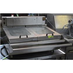 ELECTRIC STEAM GRIDDLE FLAT TOP WITH DOUBLE