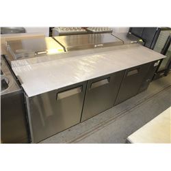 NEW SATURN 93" REFRIGERATED PIZZA PREP TABLE