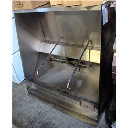 COMMERCIAL RANGE HOOD 42" X 47"  16-24" IN DEPTH