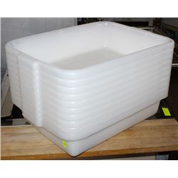 (L) TOTE BOX - LOT OF 10 - NATURAL COLOUR