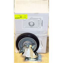 ON CHOICE:4 NEW CASTORS - 2 LOCKING, 2 NON-LOCKING
